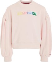 Tommy Hilfiger MONOTYPE SWEATSHIRT Meisjes Trui - Pink - Maat 16