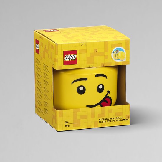 Boîte de rangement LEGO Boy - 12,5 L - Plastique - Jaune | bol