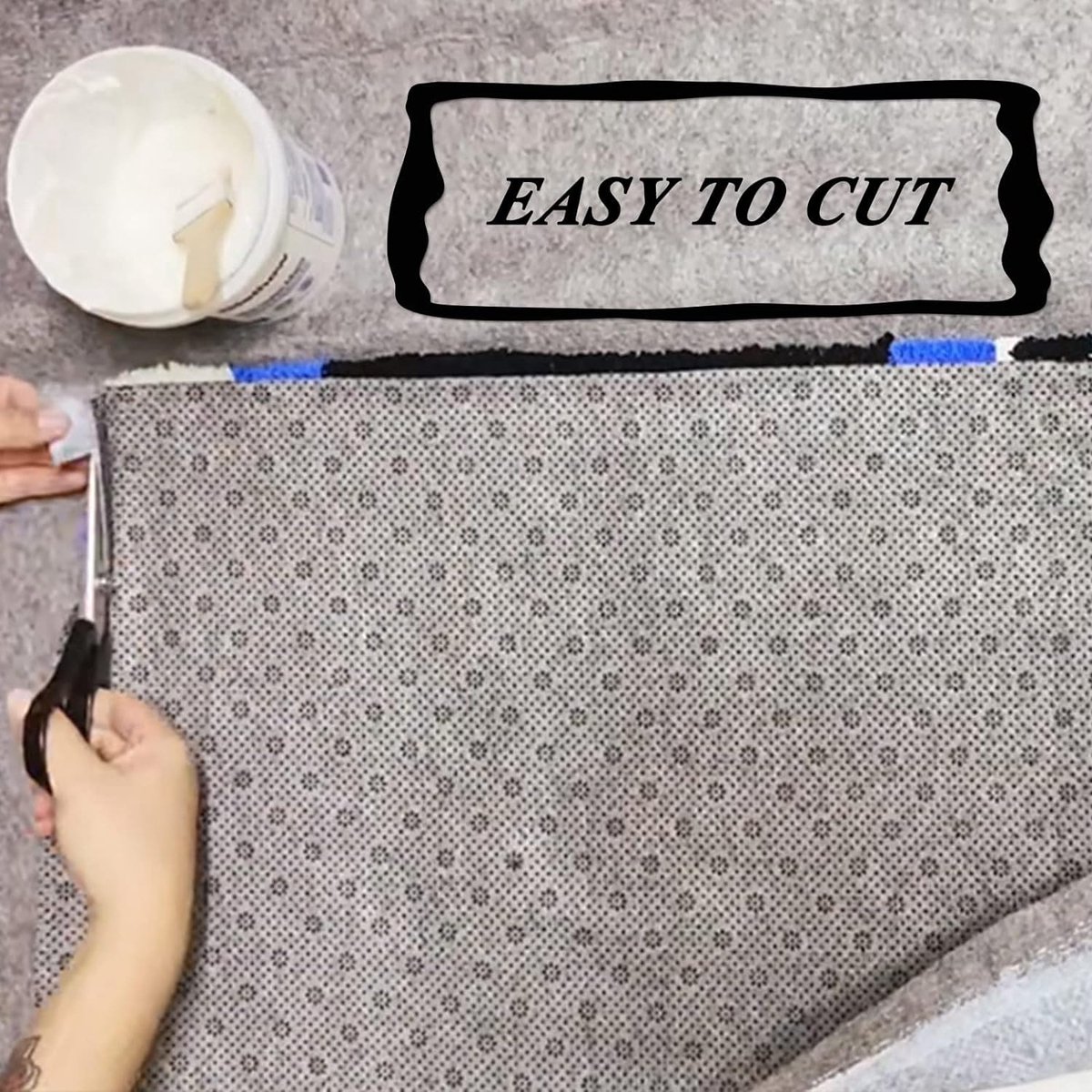 Goedkoopste Tufting Cloth, Hoofdstof Touffetage 1,8 x 4 m, antislip primaire stof, antislip vinyl met pruimenbloesempatroon voor touffering, tapijt, naaldstof, stof voor tapijt