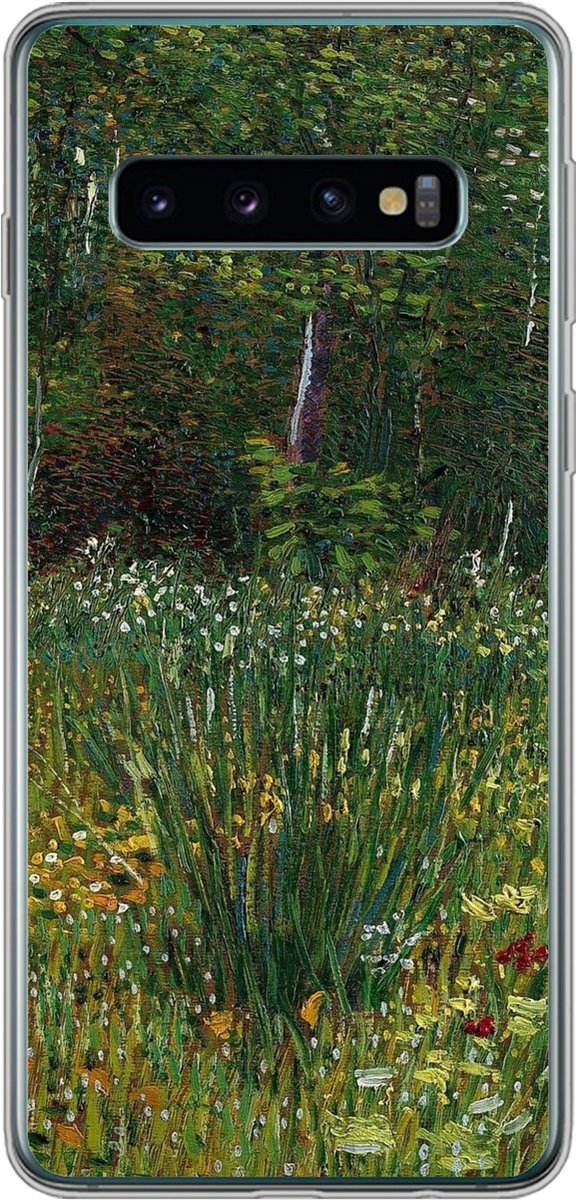 Telefoonhoesje Geschikt voor Samsung Galaxy S10 hoesje - Asnières - Vincent van Gogh - Siliconen Telefoonhoesje Telefoonhoesje