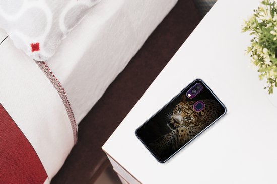 Coque Samsung Galaxy A40 - Léopard - Animaux sauvages - Légère - Coque de téléphone en Siliconen