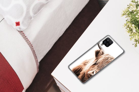 Coque Samsung Galaxy A12 - Scottish Highlander - Vache - Animaux - Siliconen