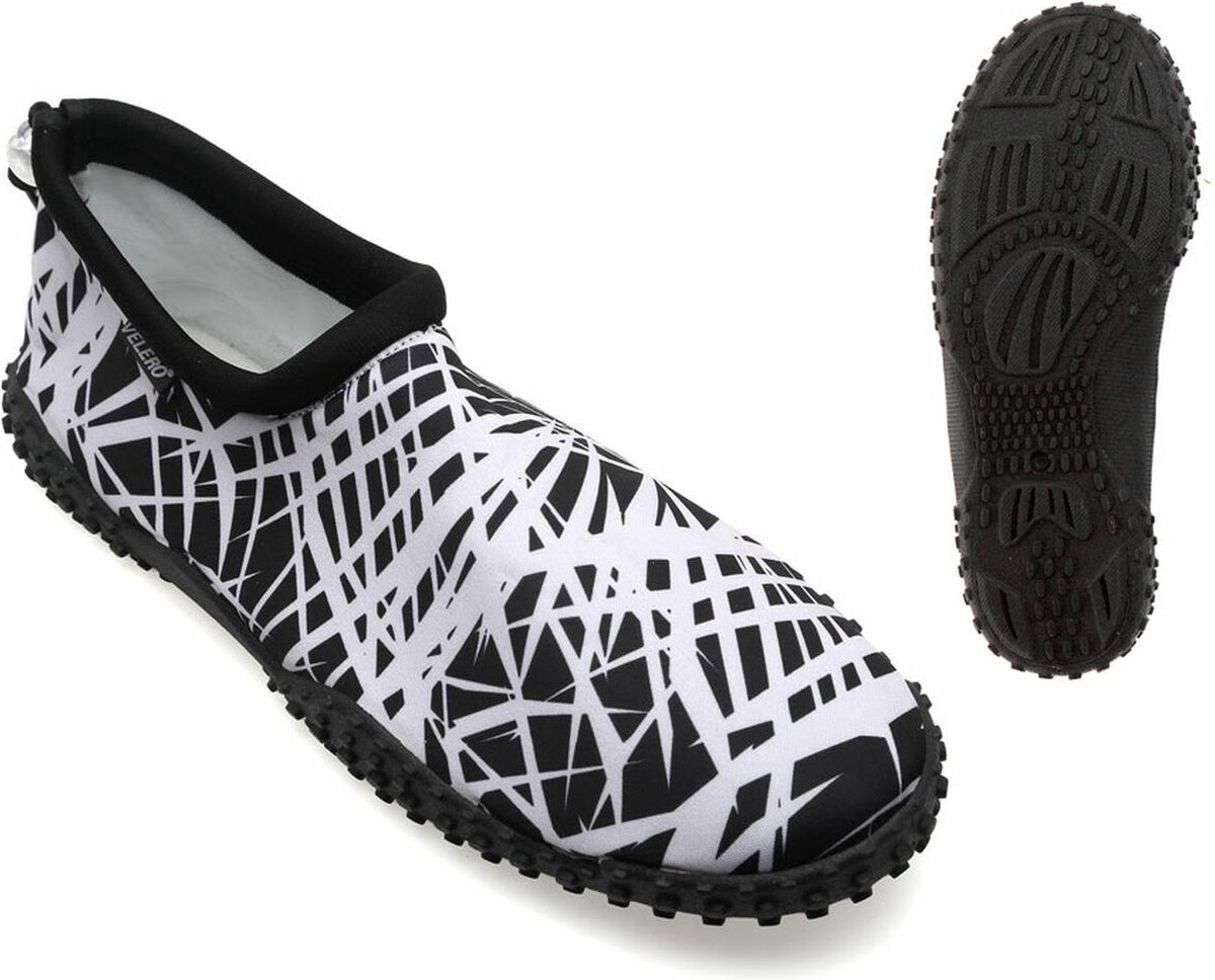 Slippers Lines Wit/Zwart 44 bol