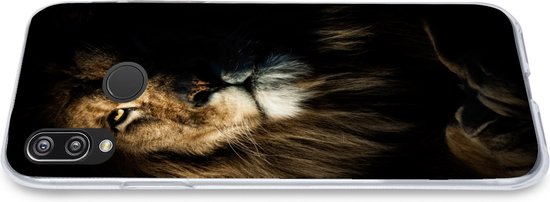 Coque Huawei P20 Lite (2020) - Lion - Légère - Portrait - Coque de téléphone en Siliconen