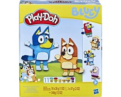 Play-Doh Playset Bluey habillé avec 11 pots de pâte à modeler
