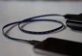 Dension oplader - android oplaad kabel - USB A naar Micro-USB - 80 cm - Ingebouwde LED verlichting - android kabel - zwart