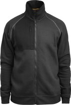 Jobman 5141 Sweatshirt Full-Zip 65514195 - Zwart - XL