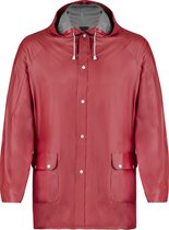 Imperméable - Poncho de pluie - Vêtements de pluie - Pour femme et homme - PVC - Rouge - M/L