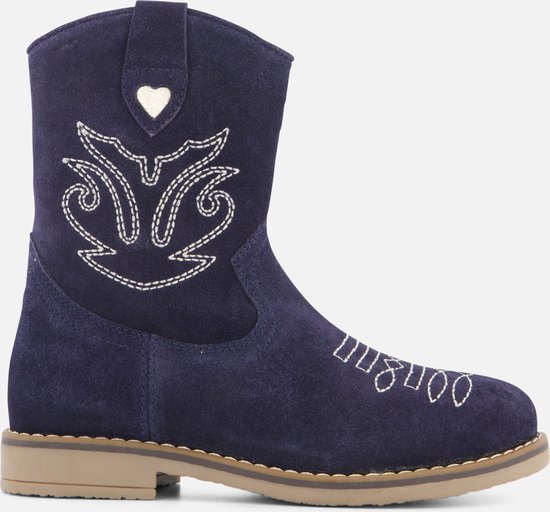 Muyters Cowboylaarzen blauw Suede - Maat 28