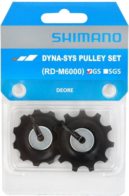 Shimano Derailleurwielset Deore Rd-m6000-gs 10s Zwart - Shimano