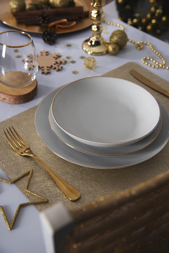 Goudkleurige Retro Pasabahce Waterglazen Met gouden rand kopen? | Laagste prijs