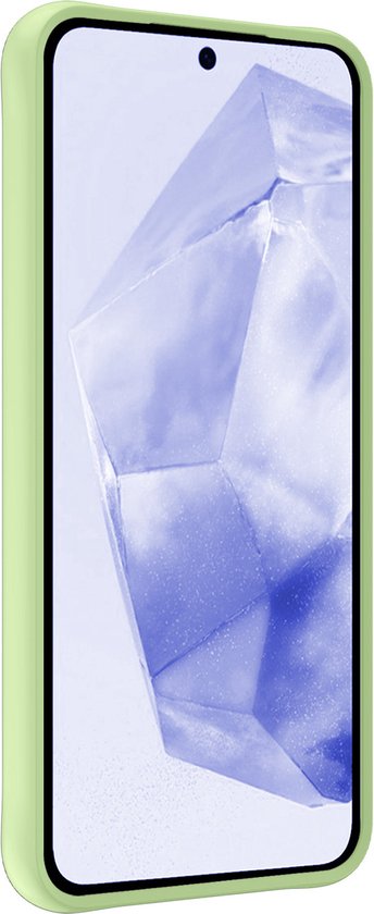 Coque Compatible avec Samsung A35 Coque Siliconen Case Cover - Coque Compatible avec Samsung Galaxy A35 5G Case Cover Case - Vert - 2 PACK