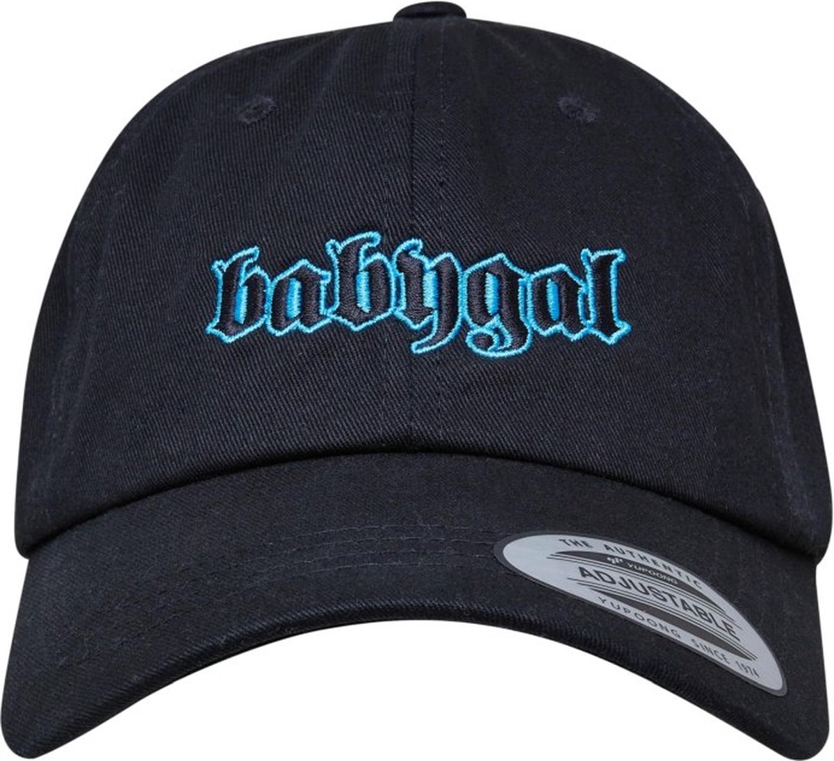 Miss Tee - Baby Girl Dad Cap Verstelbare pet - Zwart
