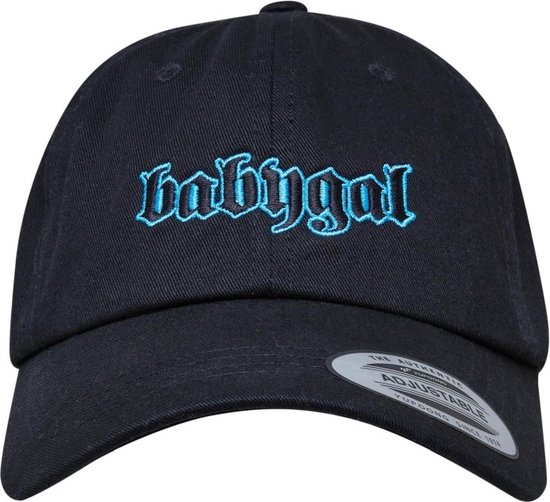 Miss Tee - Baby Girl Dad Cap Verstelbare pet - Zwart