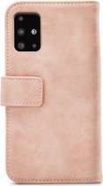 Mobilize Elite Gelly Wallet Telefoonhoesje geschikt voor Samsung Galaxy A51 Hoesje Bookcase - Roze