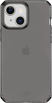 ITSkins SpectrumClear - Telefoonhoesje geschikt voor Apple iPhone 13 Hoesje Flexibel TPU Backcover - Zwart