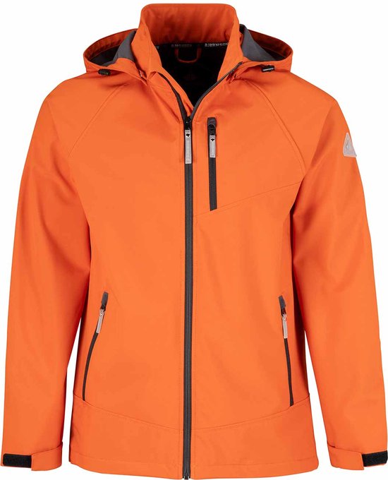 BJØRNSON Ove Softshell Summer Jacket Homme - Coupe-vent - Respirant - Taille 3XL - Oranje