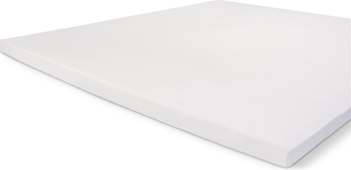 Walra Hoeslaken Crispy Cotton Topper - 90x200 - 100% Katoen - Wit