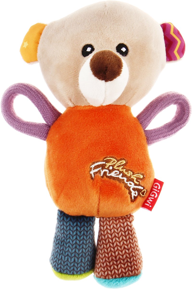 Gigwi - Speelgoed - Plush Friendz Beer - Oranje - S Gig/6283 - 177209