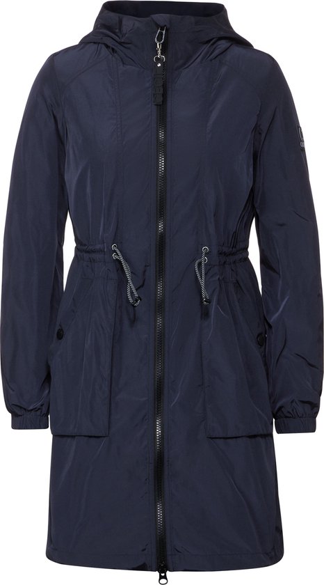 CECIL Memory Coat Dames Jas - donker blauw - Maat XL