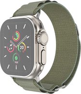 Bracelet iMoshion Nylon Alpine pour Apple Watch Series 1 / 2 / 3 / 4 / 5 / 6 / 7 / 8 / 9 / SE / Ultra (2) - 42 / 44 / 45 / 49 mm - Vert olive