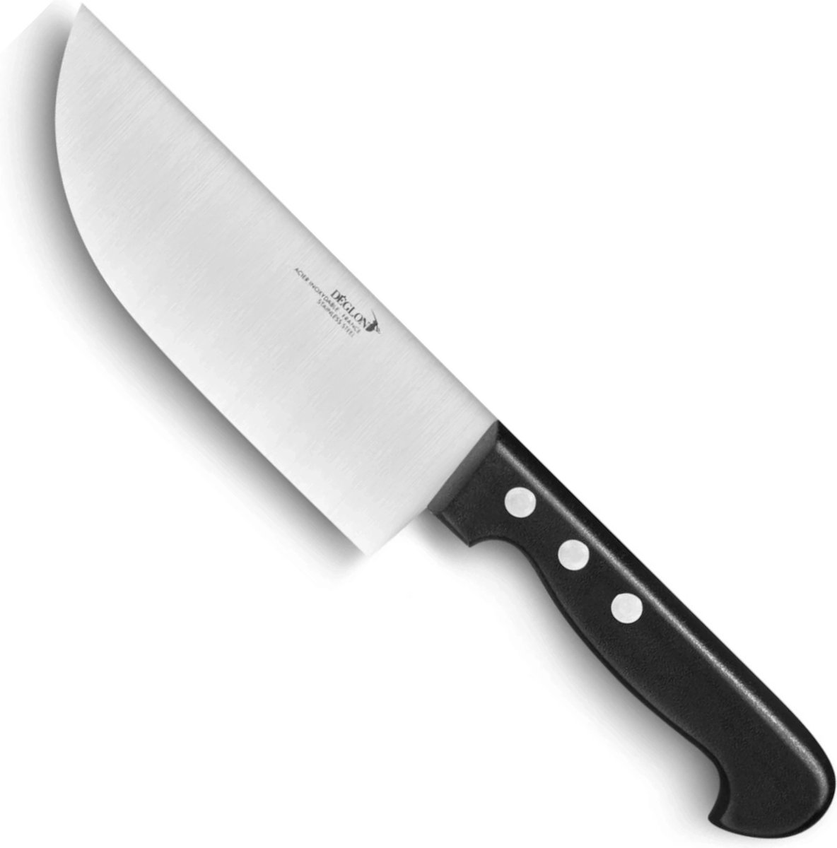 Déglon Patémes – Vleessnijmes – Rechthoekig Lemmet – Ergonomisch ABS Handvat – 17 cm