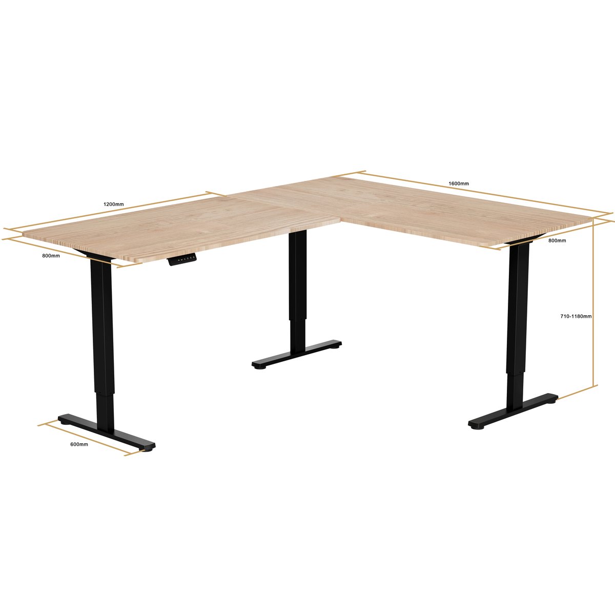 Vestland Vestland Elektrisch Zit-Sta Bureau - afbeelding 2