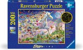 Ravensburger puzzel Fantasy Unicorn Star Line - legpuzzel - 200 stukjes