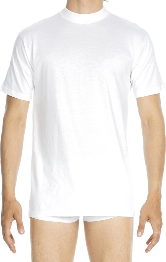 HOM - Harro New T-shirt (1-pack) - O/Ronde hals - Wit - Maat M