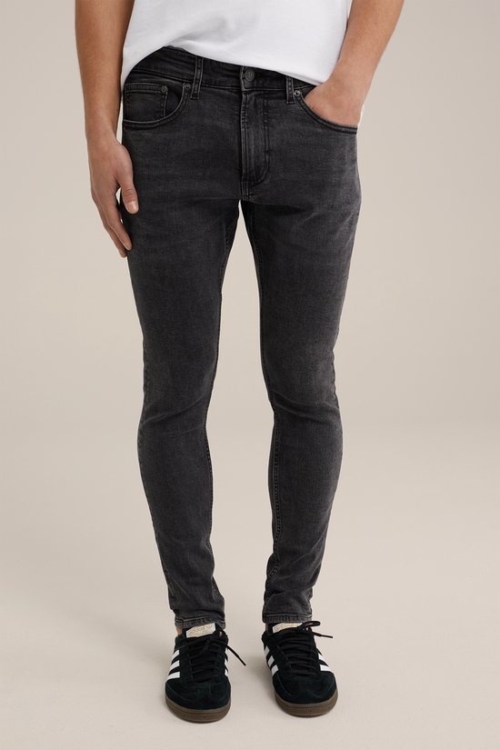 WE Fashion Heren skinny fit jeans met medium stretch