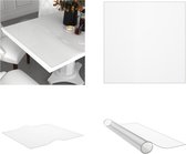 vidaXL Tafelbeschermer 80x80 cm 1-6 mm PVC transparant - Tafelbeschermer - Tafelbeschermers - Tafelfolie - Tafelfolies