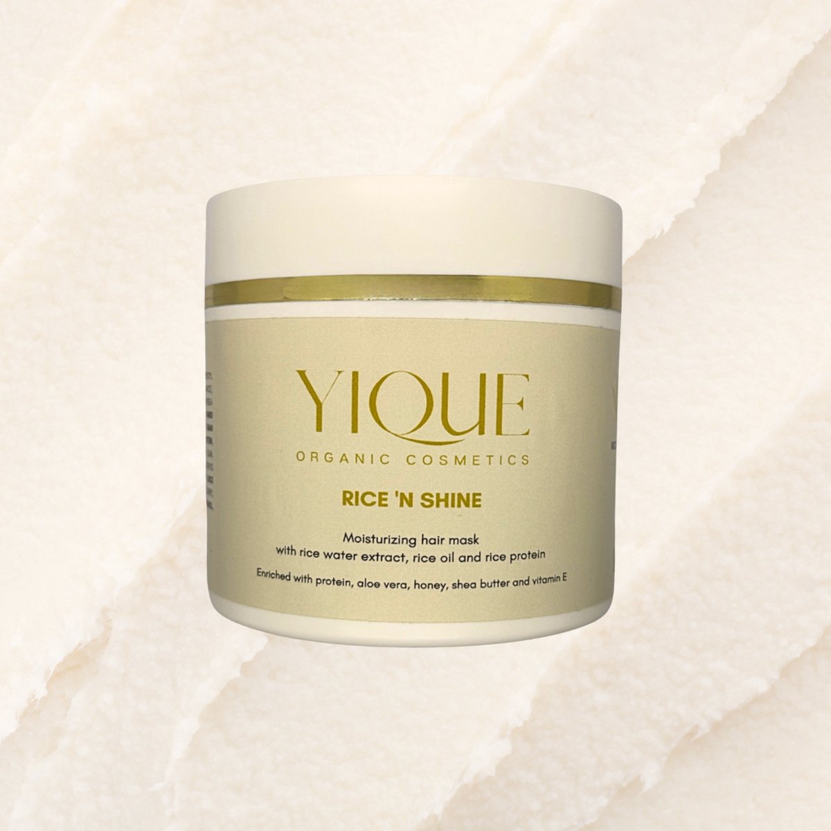 YIQUE Organic Cosmetics Rice 'n Shine Ricewater Hairmask - Rijstwater Haarmasker