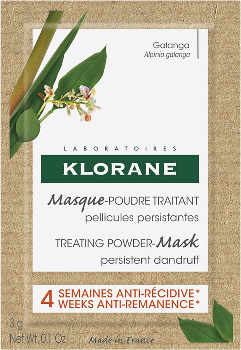 Klorane Galangal Powder Mask Treatment With Galangal 8x3 G 3 G