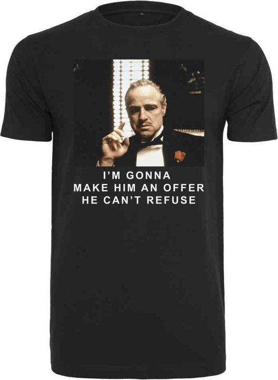 Merchcode The Godfather - Godfather Refuse Heren T-shirt - 2XL - Zwart