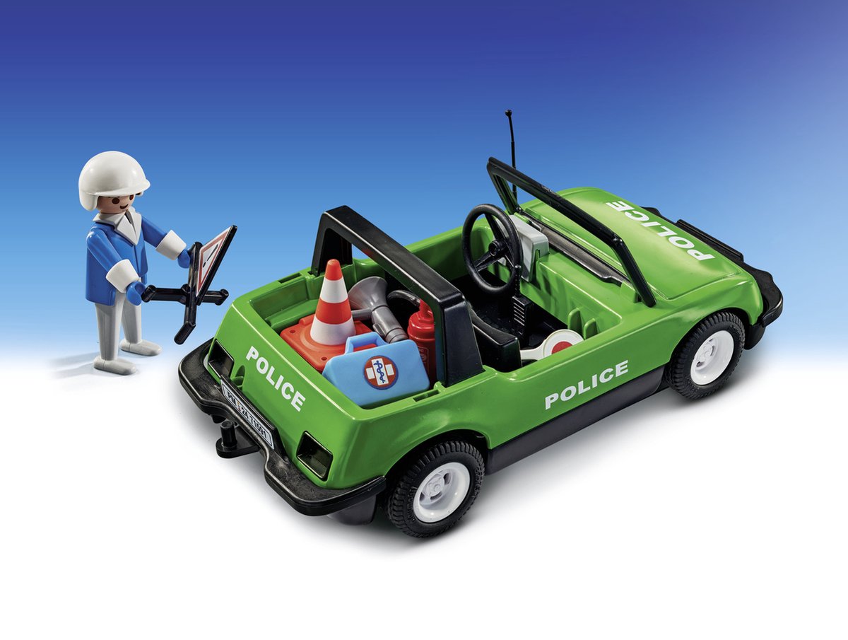 PLAYMOBIL Action Heroes - 50 Year Anniversary Klassieke Politie auto - 71591 — afbeelding 5