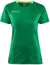 Craft Premier Solid Shirt Korte Mouw Dames - Groen | Maat: XS