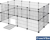 CasaVibe Kooi / Ren voor - Cavia - Hamster - Konijn - Puppy – Kitten - Cavia Kooi Binnen - Konijnenren binnen - Cavia Hok - Hamsterkooi – Puppyren