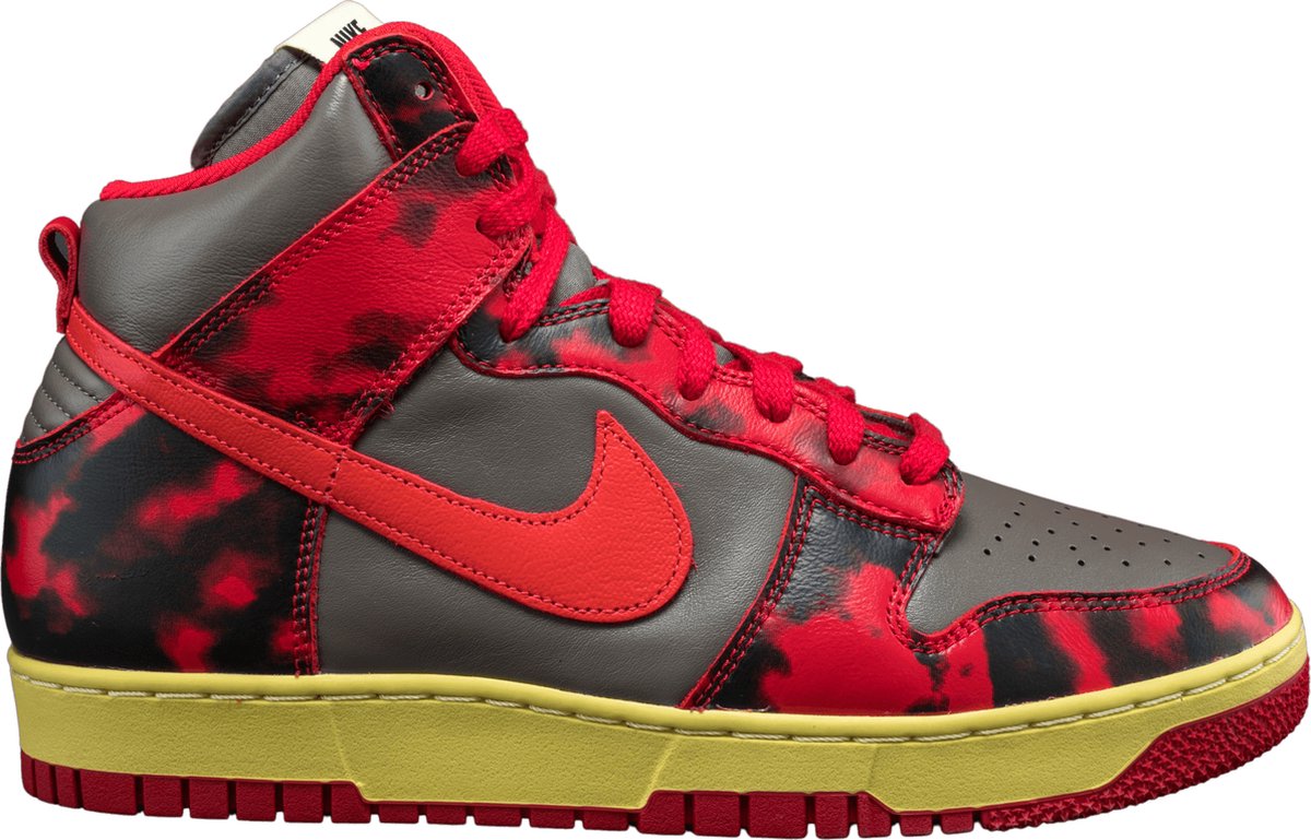 Nike Dunk High 1985 Acid Wash Sneakers Unisex 600 Rood