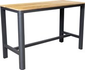 Sens- Line - Table bar Chicago Jardin - aluminium et teak - 170x75x111cm