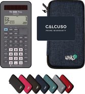 CALCUSO Pack de base bleu avec calculatrice TI-30X Prio MathPrint