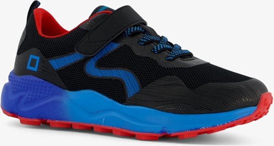 Blue Box jongens sneakers zwart/blauw - Maat 35