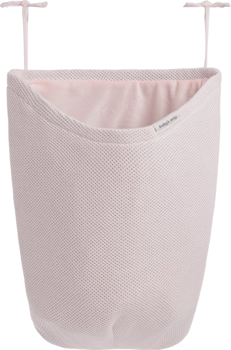 Baby's Only Gebreide boxzak - Opbergzak speelgoed - Boxopbergzak - Boxtas - Speelgoedzak Classic - Classic Roze