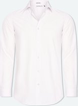 Solution Clothing Felix - Casual Overhemd - Kreukvrij - Lange Mouw - Volwassenen - Heren - Mannen - Wit - XL