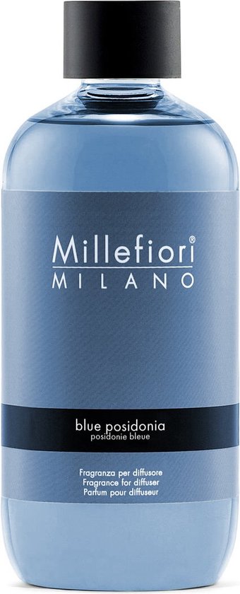 Millefiori Milano Recharge pour Bâtons parfumés 250 ml - Posidonie Blue