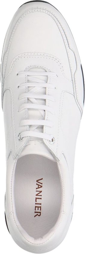 Van Lier - Heren - Witte leren sneakers - Maat 47