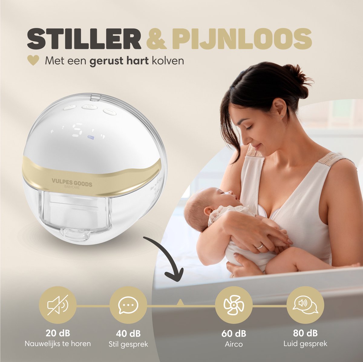 Vulpes BabyCare - Handsfree Borstkolf thumbnail 6