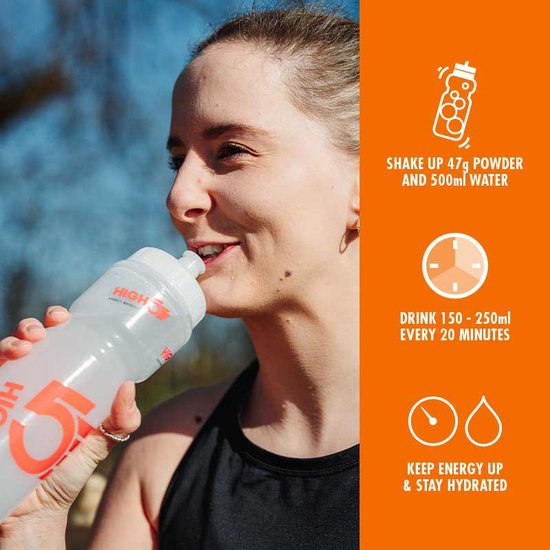 HIGH5 - Energydrink - 2200gr - Sinaasappel smaak - Isotone Energiedrank - Electrolyte - Elektrolyten + Koolhydraten Sportdrank - 2 : 1 fructose van High5 — afbeelding 4