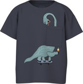 NAME IT NMMVILIAN SS BOXY TOP Jongens T-Shirt - India InkPrint:Dinosaur - Maat 80