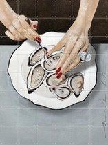 IXXI Ohlala Oysters - Wanddecoratie - Eten en Drinken - 120 x 160 cm