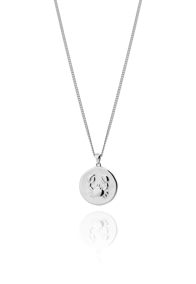KANKER ZODIAC ketting sterling zilver